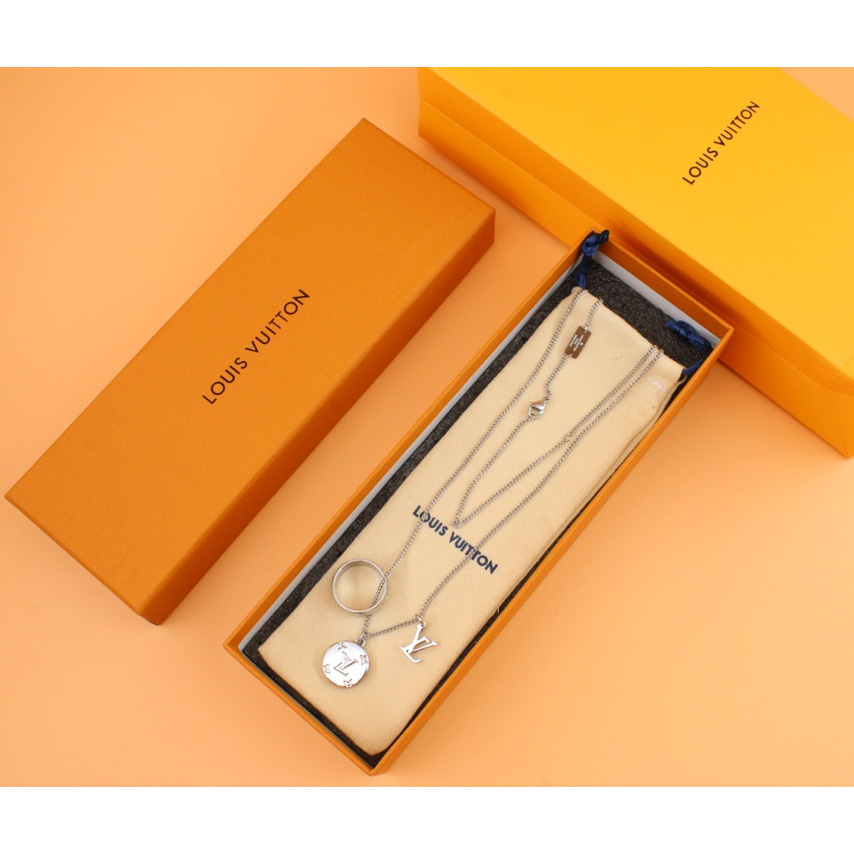 Louis Vuitton Monogram Charms Necklace    M62485 - DopestKickz
