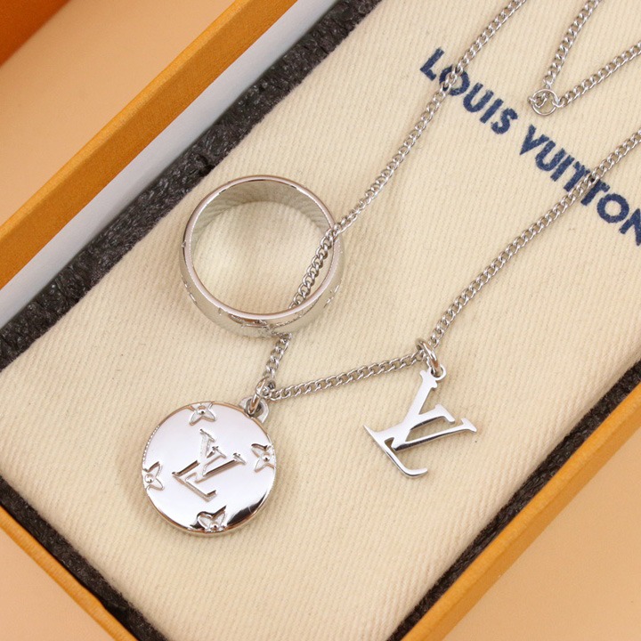 Louis Vuitton Monogram Charms Necklace    M62485 - DopestKickz