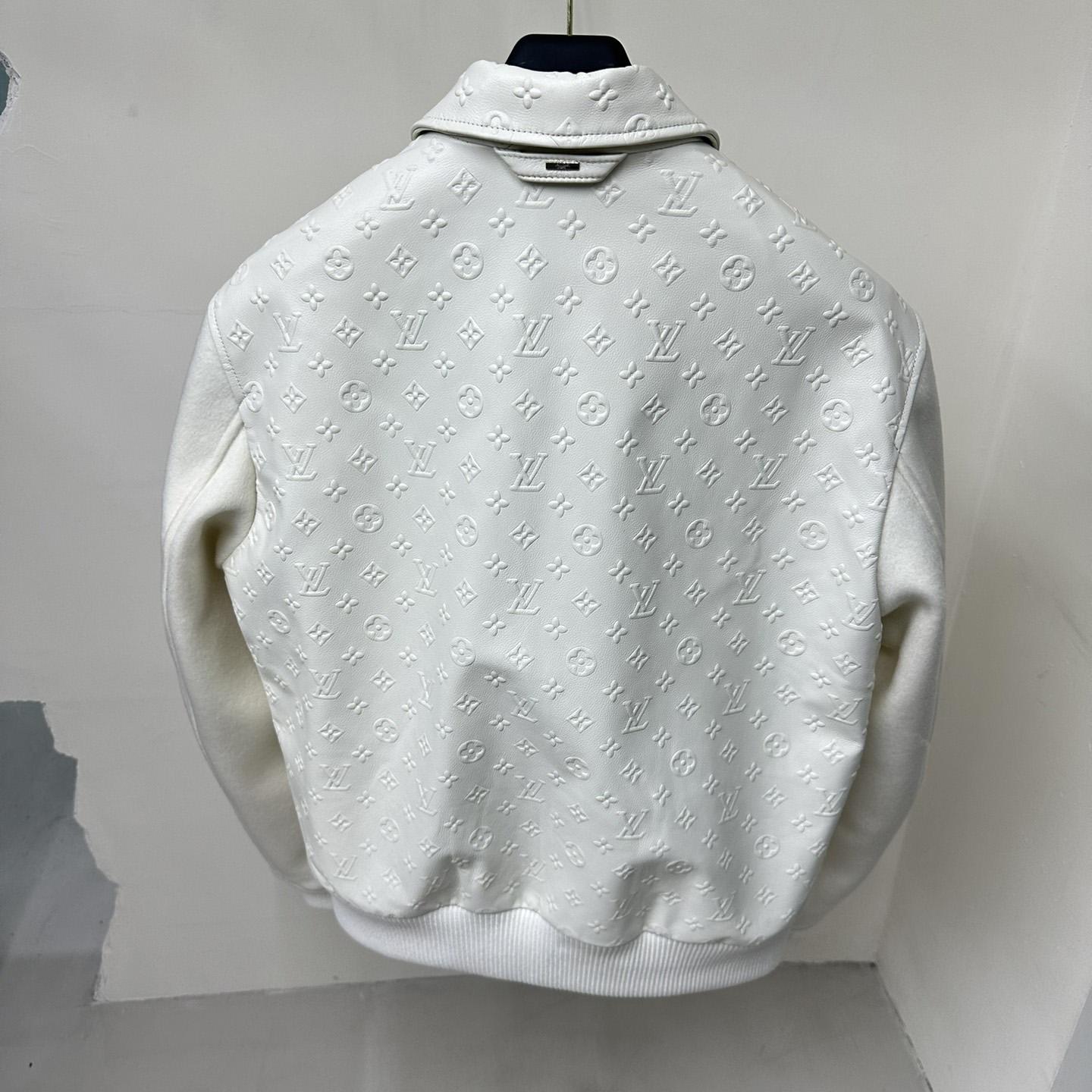 Louis Vuitton LVSE Debossed Monogram Mix Leather Blouson     1AAT5Q - DopestKickz