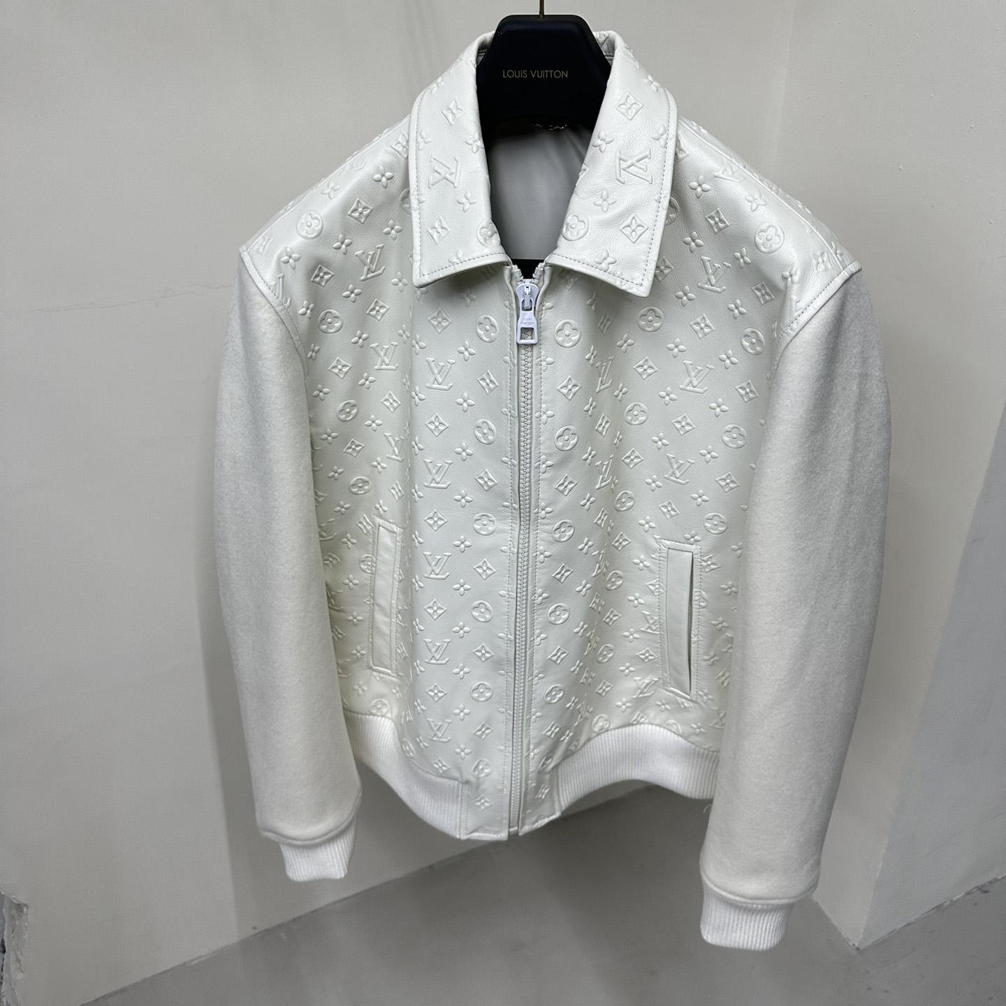 Louis Vuitton LVSE Debossed Monogram Mix Leather Blouson     1AAT5Q - DopestKickz