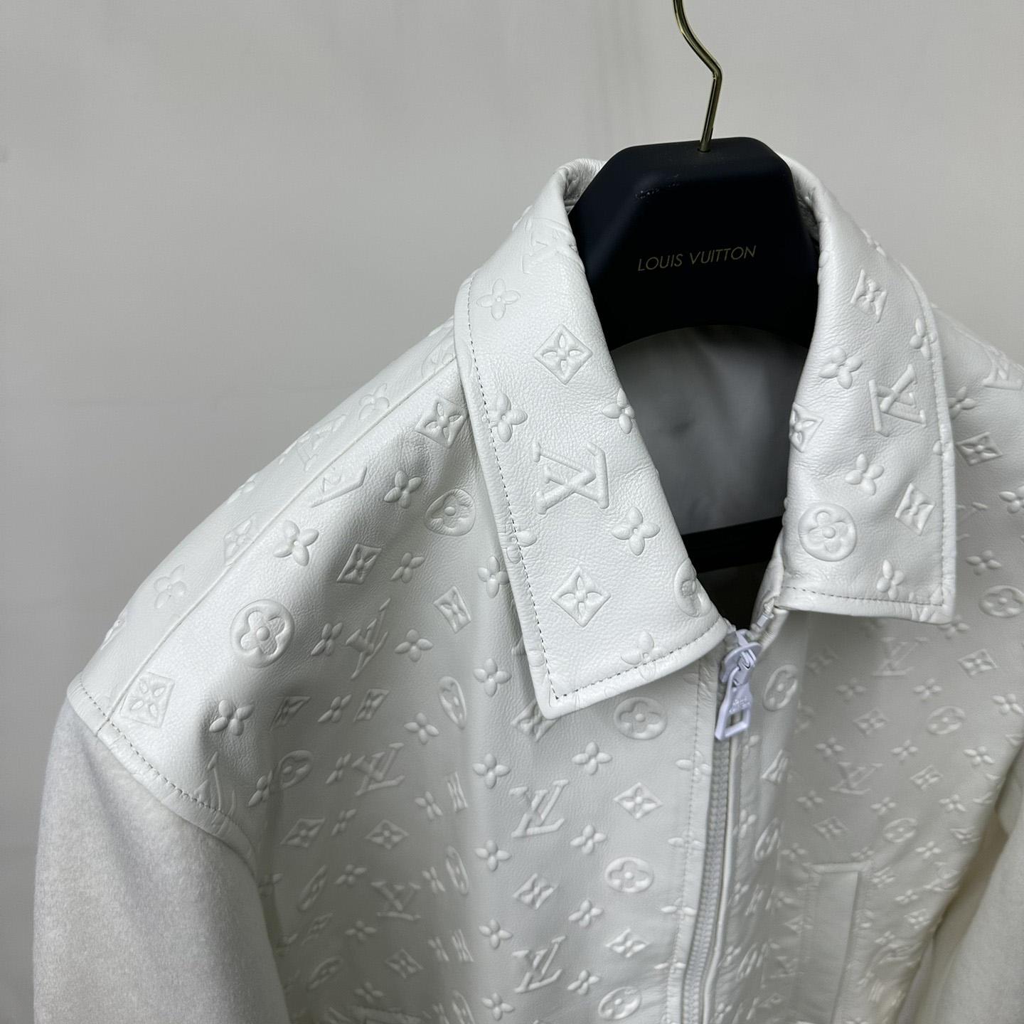 Louis Vuitton LVSE Debossed Monogram Mix Leather Blouson     1AAT5Q - DopestKickz