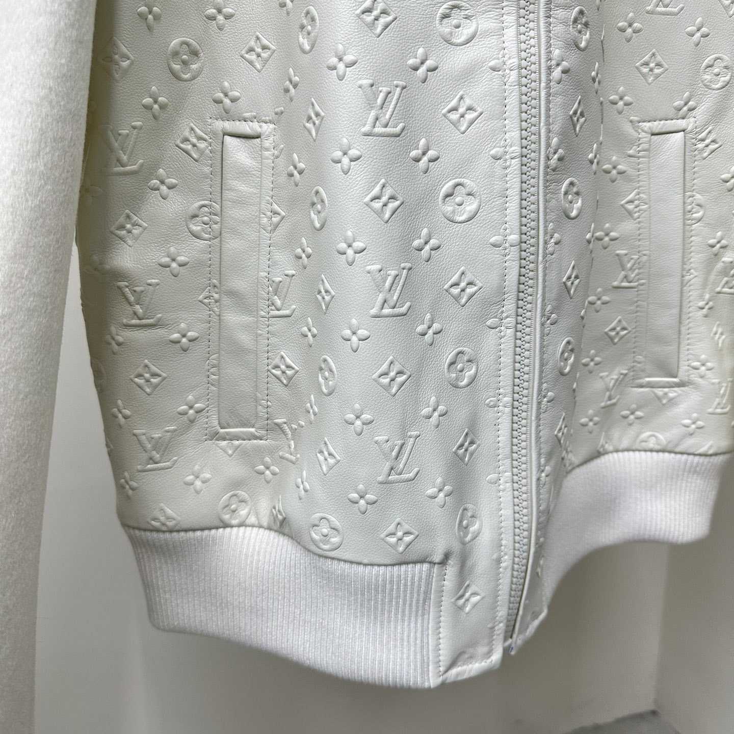 Louis Vuitton LVSE Debossed Monogram Mix Leather Blouson     1AAT5Q - DopestKickz