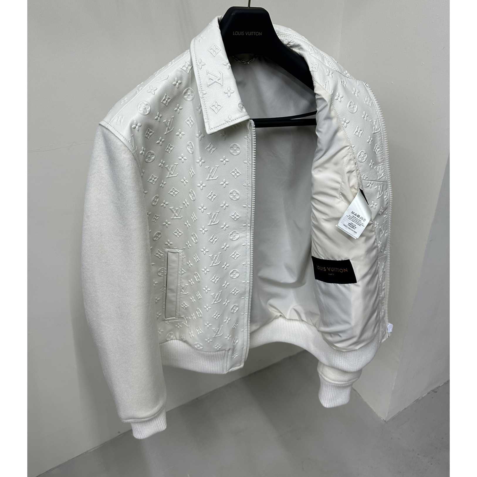 Louis Vuitton LVSE Debossed Monogram Mix Leather Blouson     1AAT5Q - DopestKickz