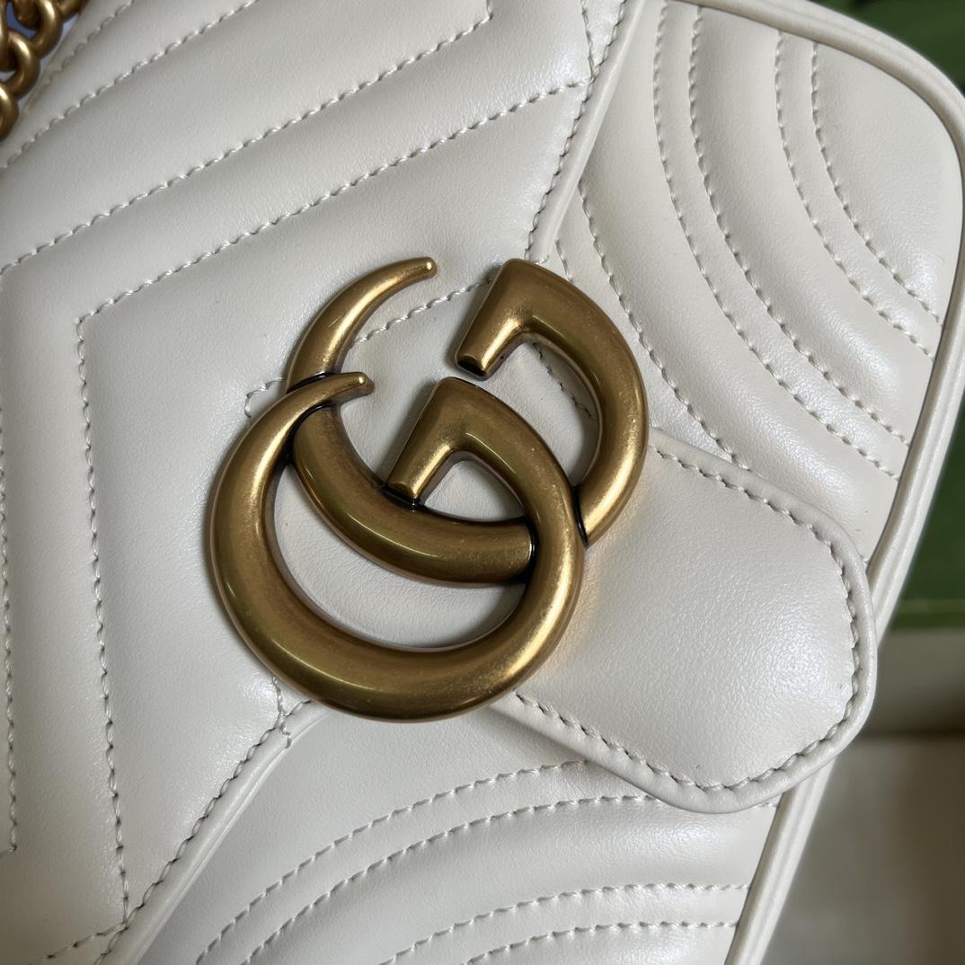 Gucci GG Marmont Mini Shoulder Bag(18-13.5-8cm) - DopestKickz