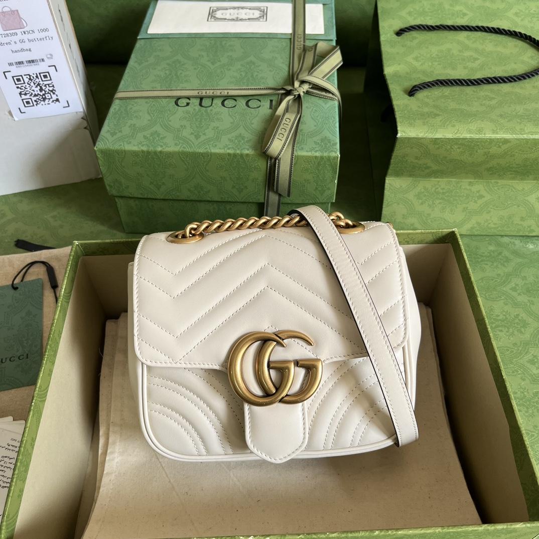 Gucci GG Marmont Mini Shoulder Bag(18-13.5-8cm) - DopestKickz
