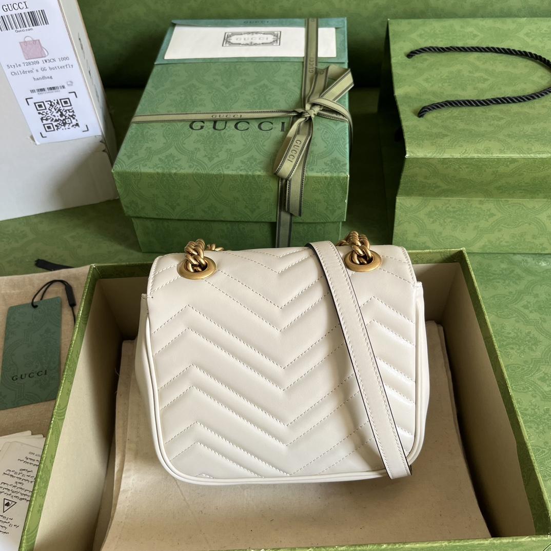 Gucci GG Marmont Mini Shoulder Bag(18-13.5-8cm) - DopestKickz