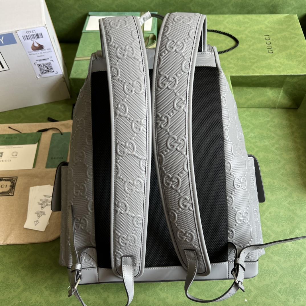 Gucci GG Embossed Backpack(34-41-12cm) - DopestKickz