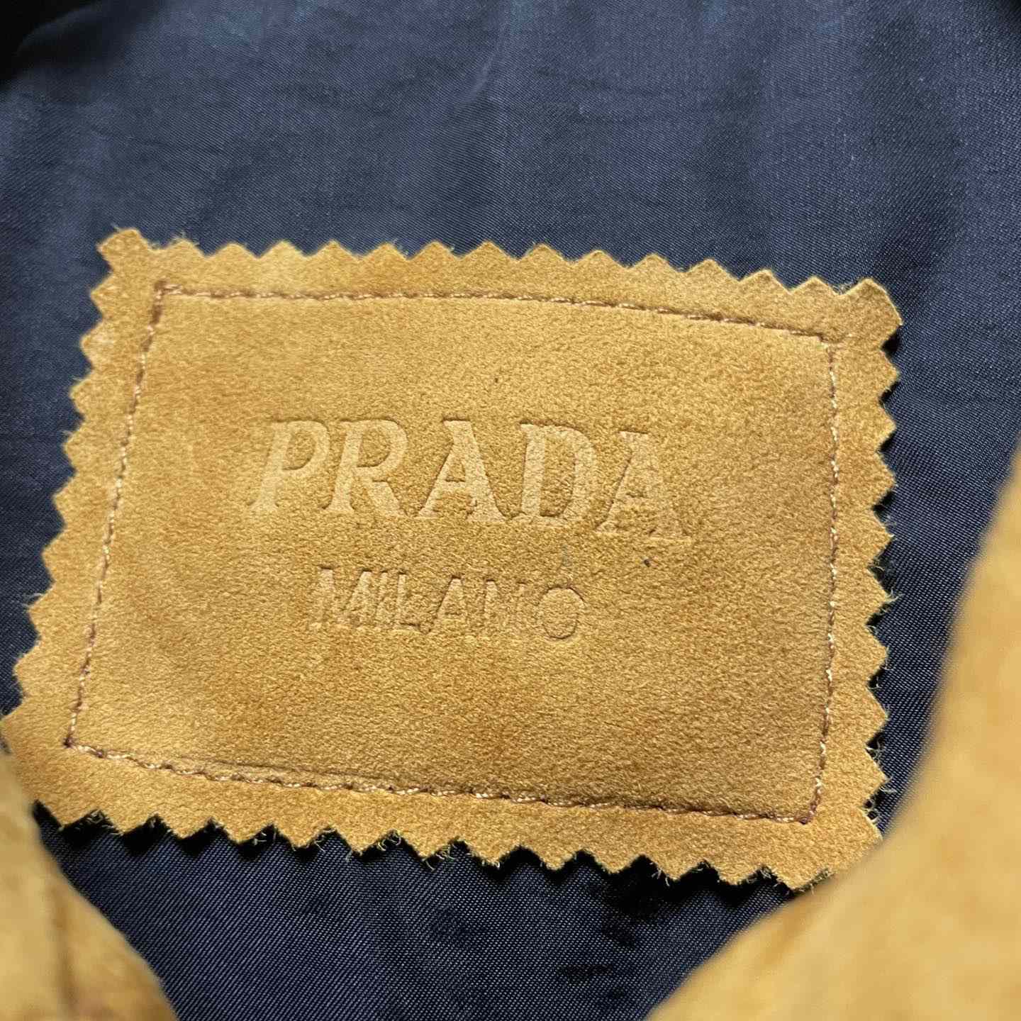 Prada Suede Bomber Jacket - DopestKickz