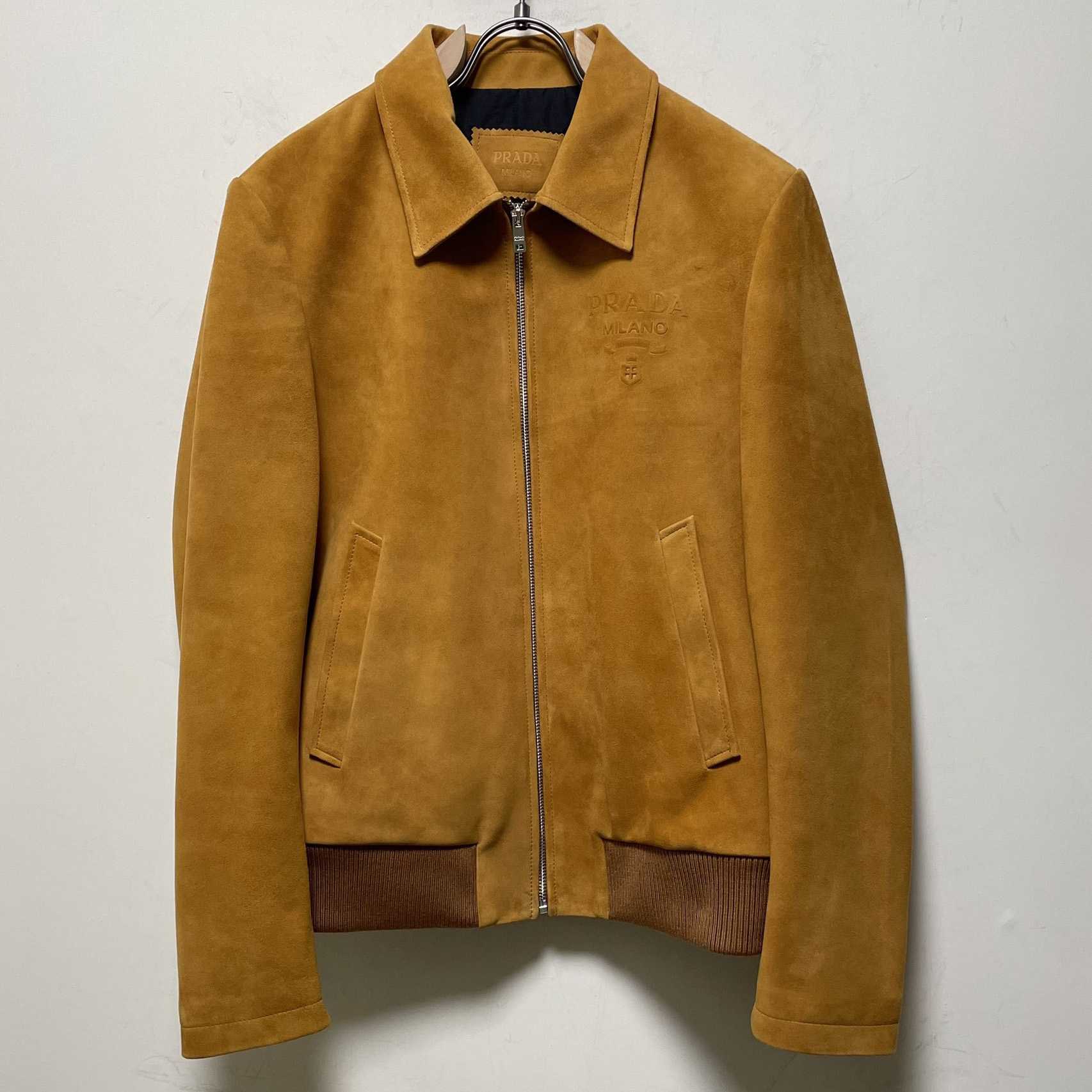 Prada Suede Bomber Jacket - DopestKickz