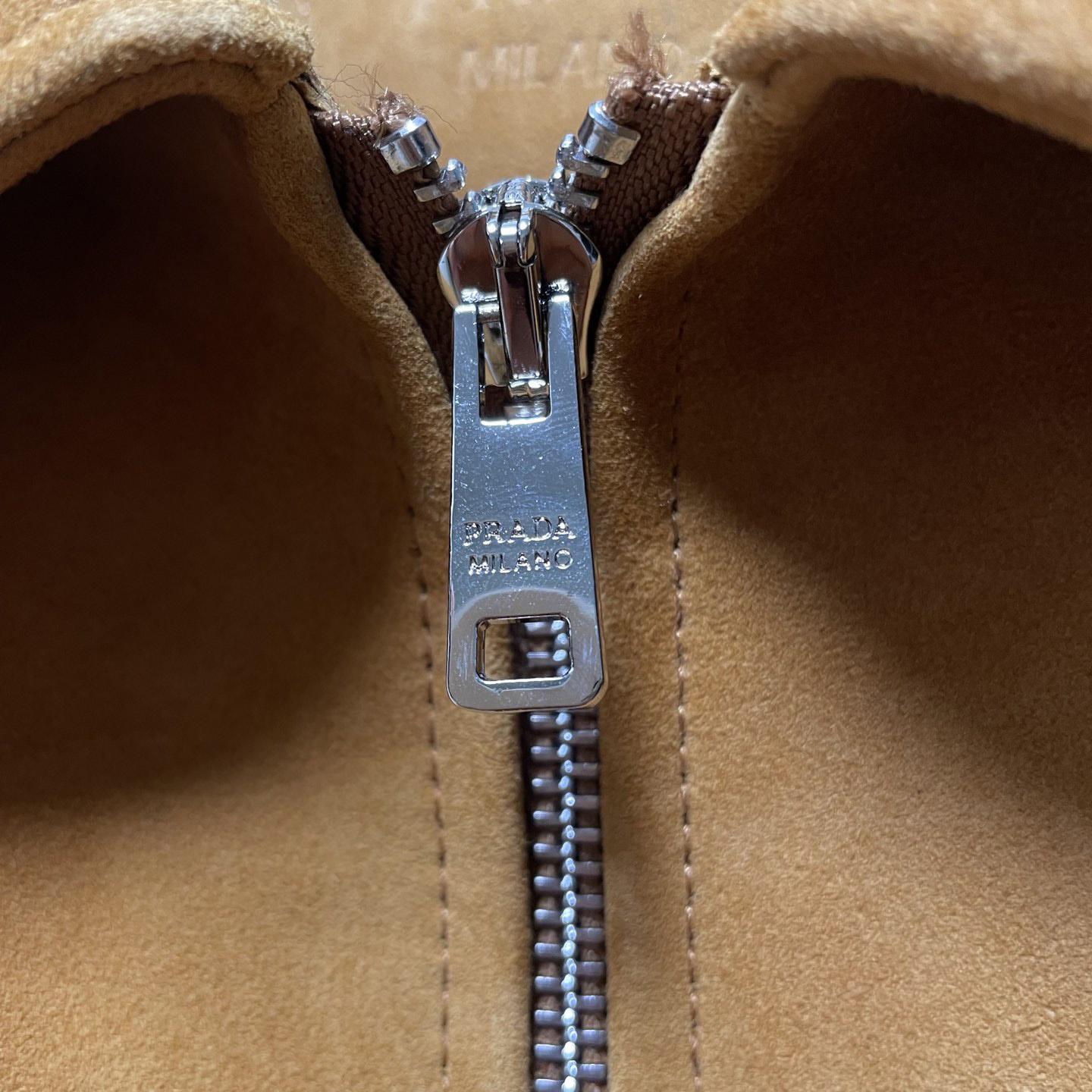 Prada Suede Bomber Jacket - DopestKickz