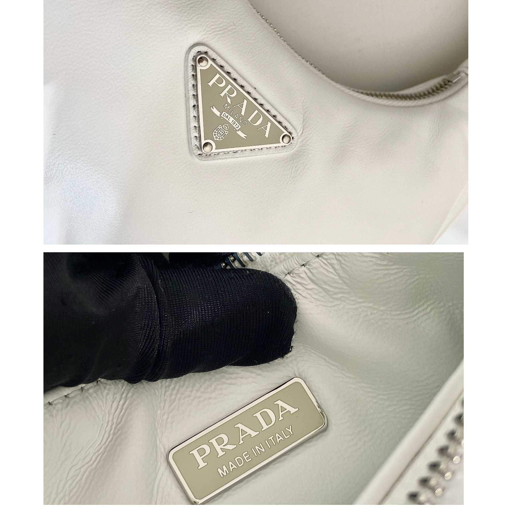 Prada Soft Padded Nappa Leather Mini-Bag - DopestKickz