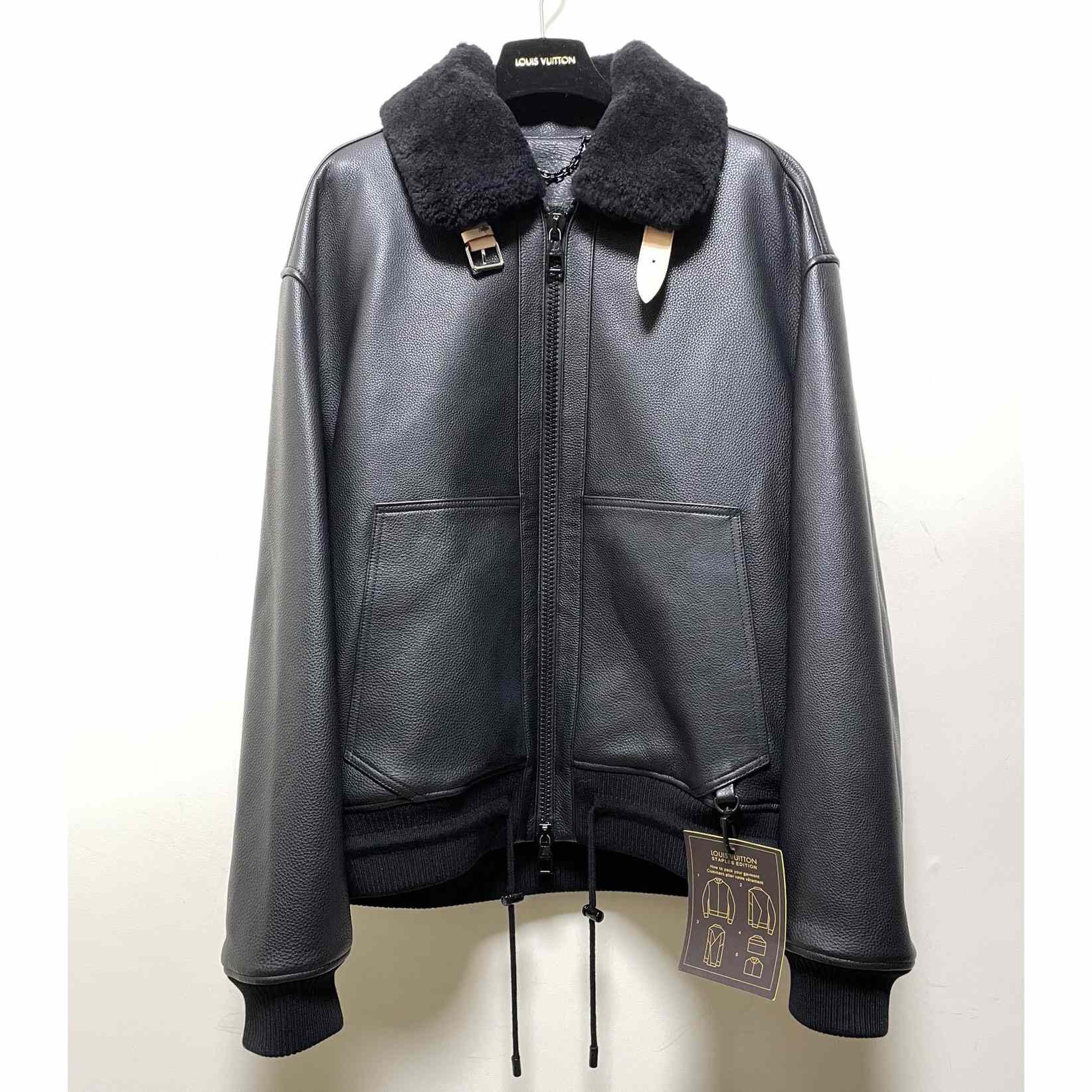 Louis Vuitton Leather Aviator Jacket - DopestKickz