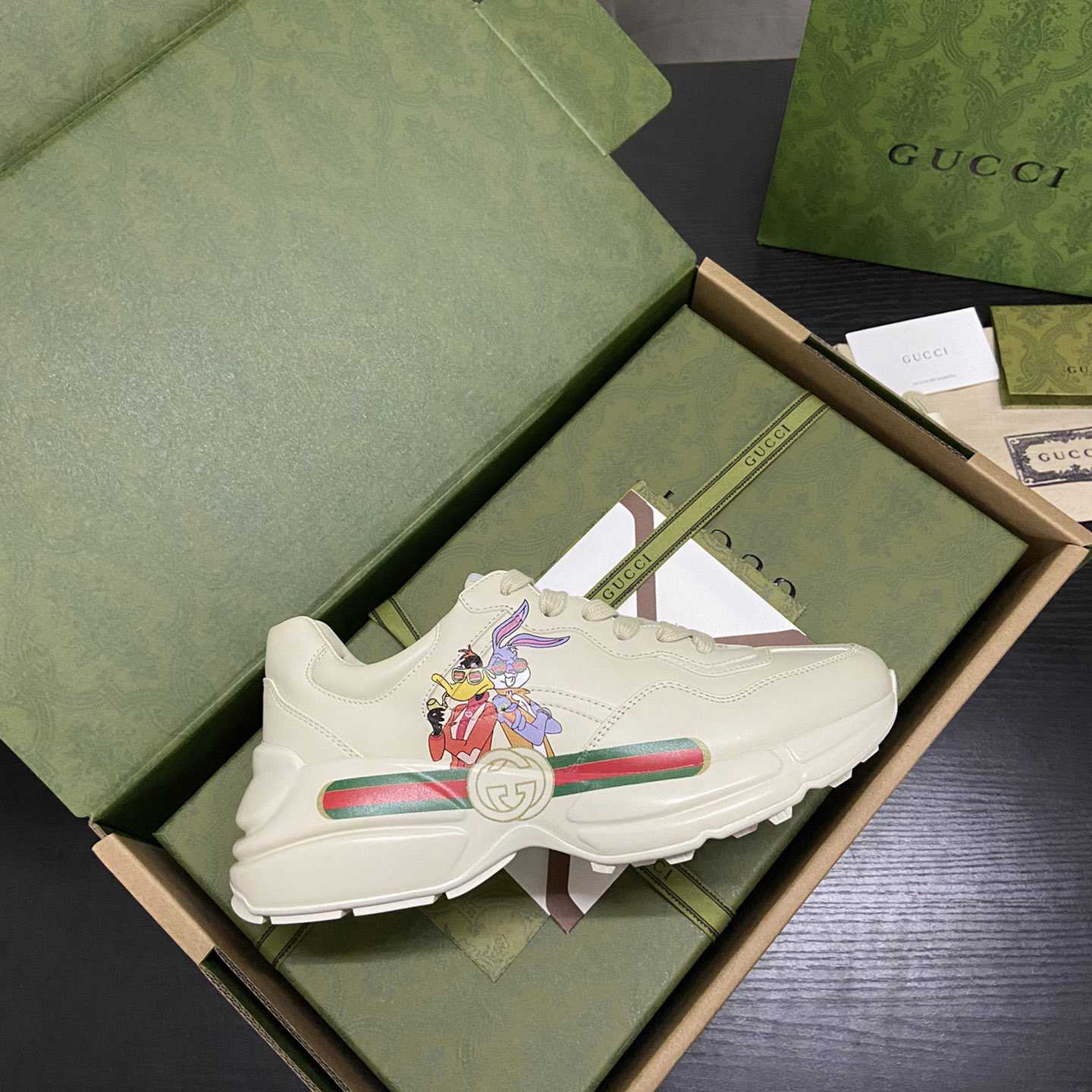 Gucci Rhyton Sneaker With Animal Print(upon uk size) - DopestKickz