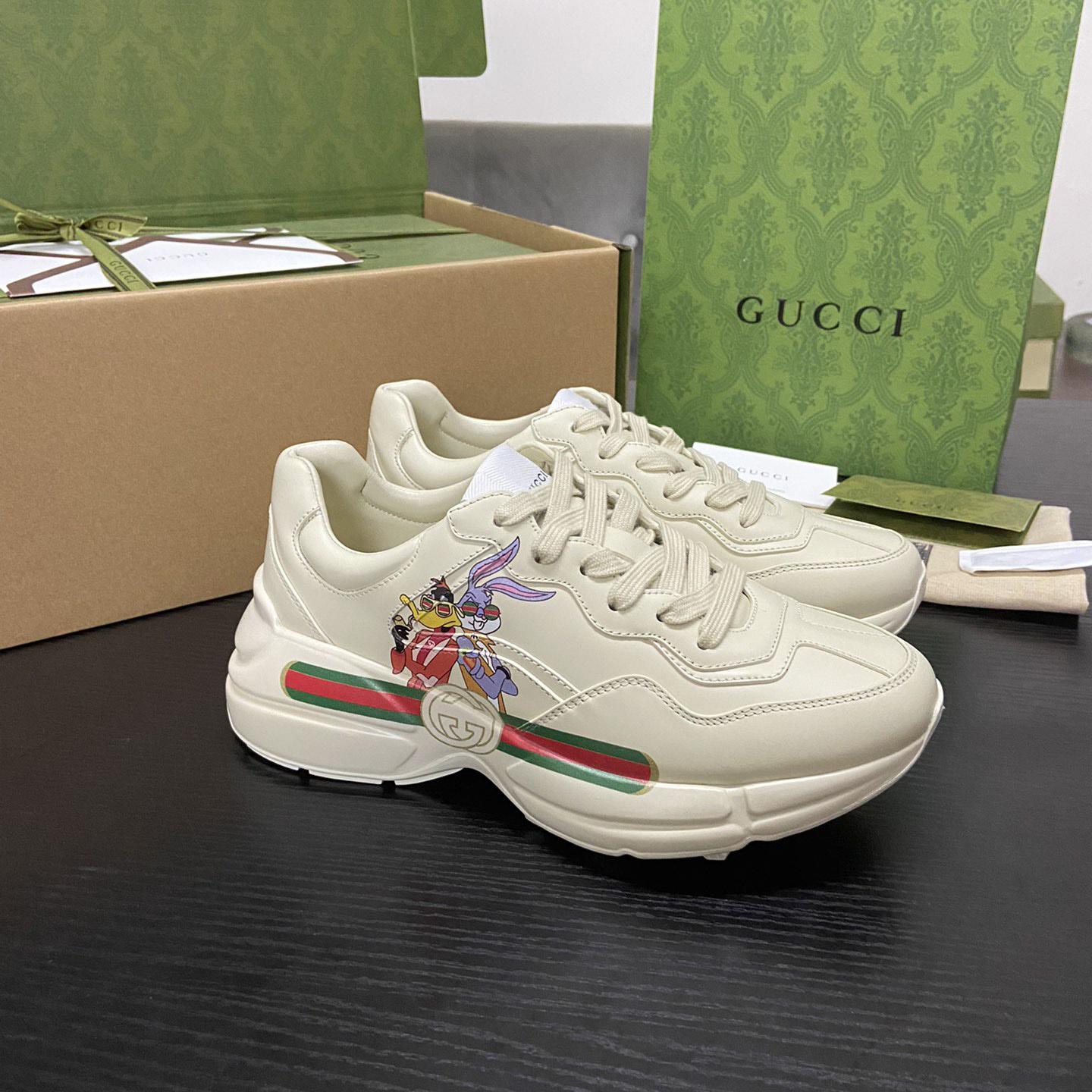 Gucci Rhyton Sneaker With Animal Print(upon uk size) - DopestKickz
