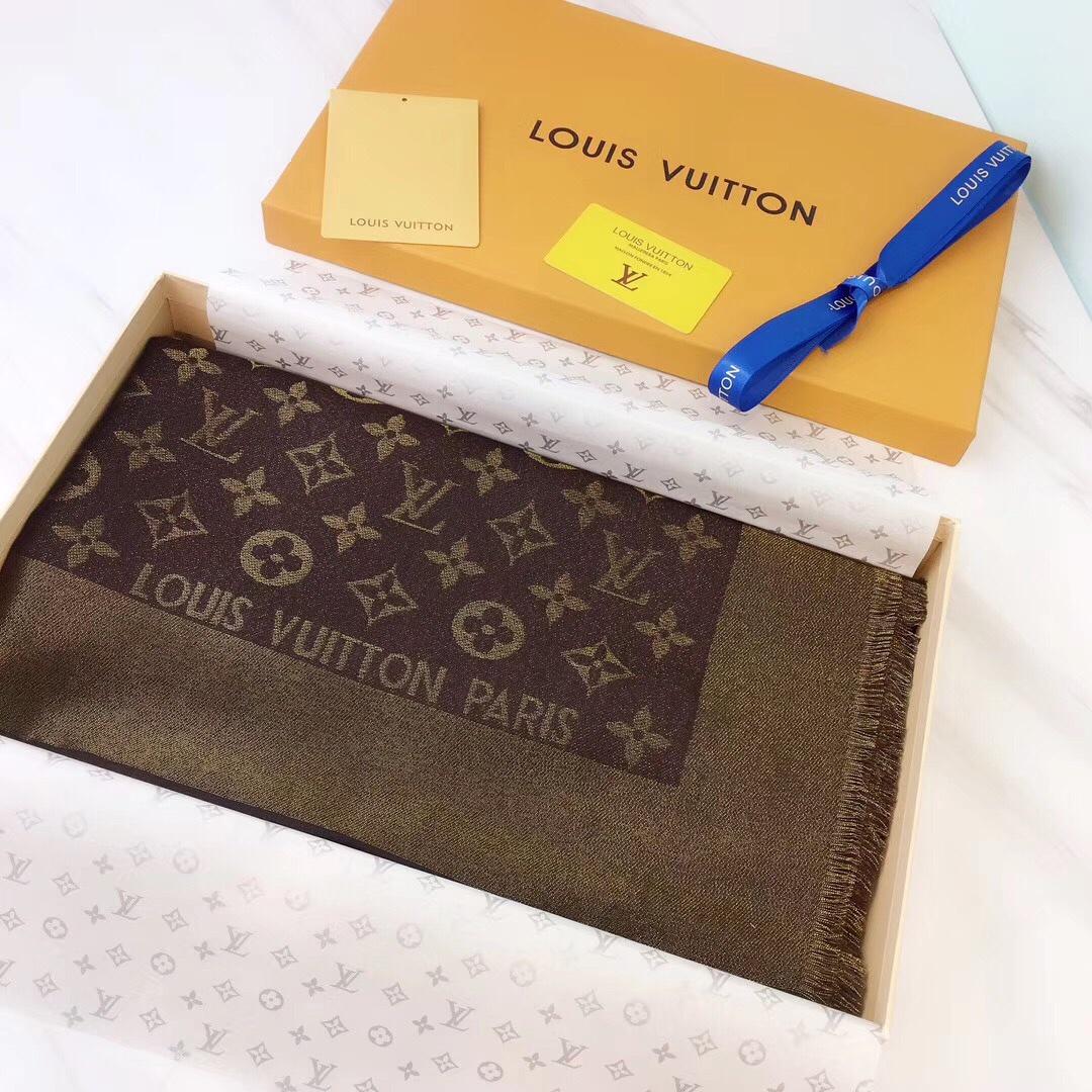 Louis Vuitton Monogram Denim Shawl - DopestKickz