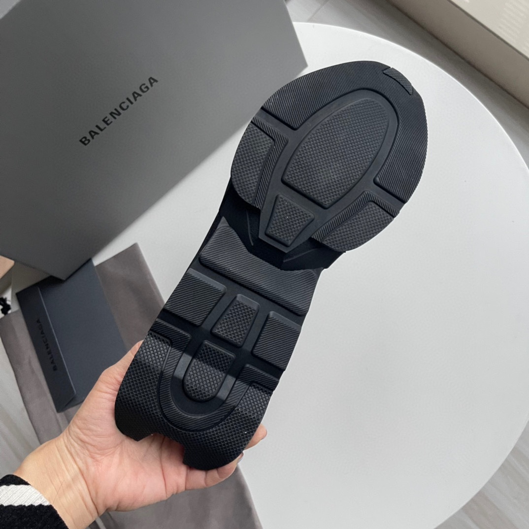 Balenciaga Speed Sneaker In Black - DopestKickz
