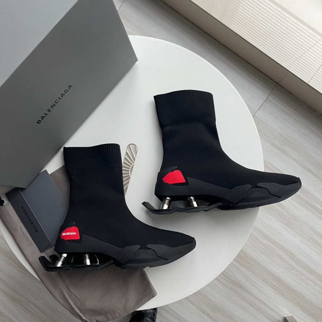 Balenciaga Speed Sneaker In Black - DopestKickz