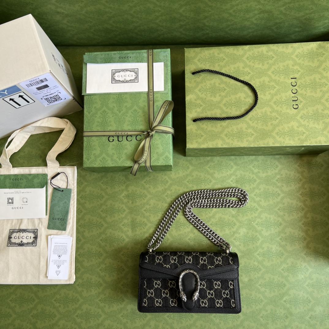 Gucci Dionysus GG Small Shoulder Bag(25-13.5-7cm)   - DopestKickz