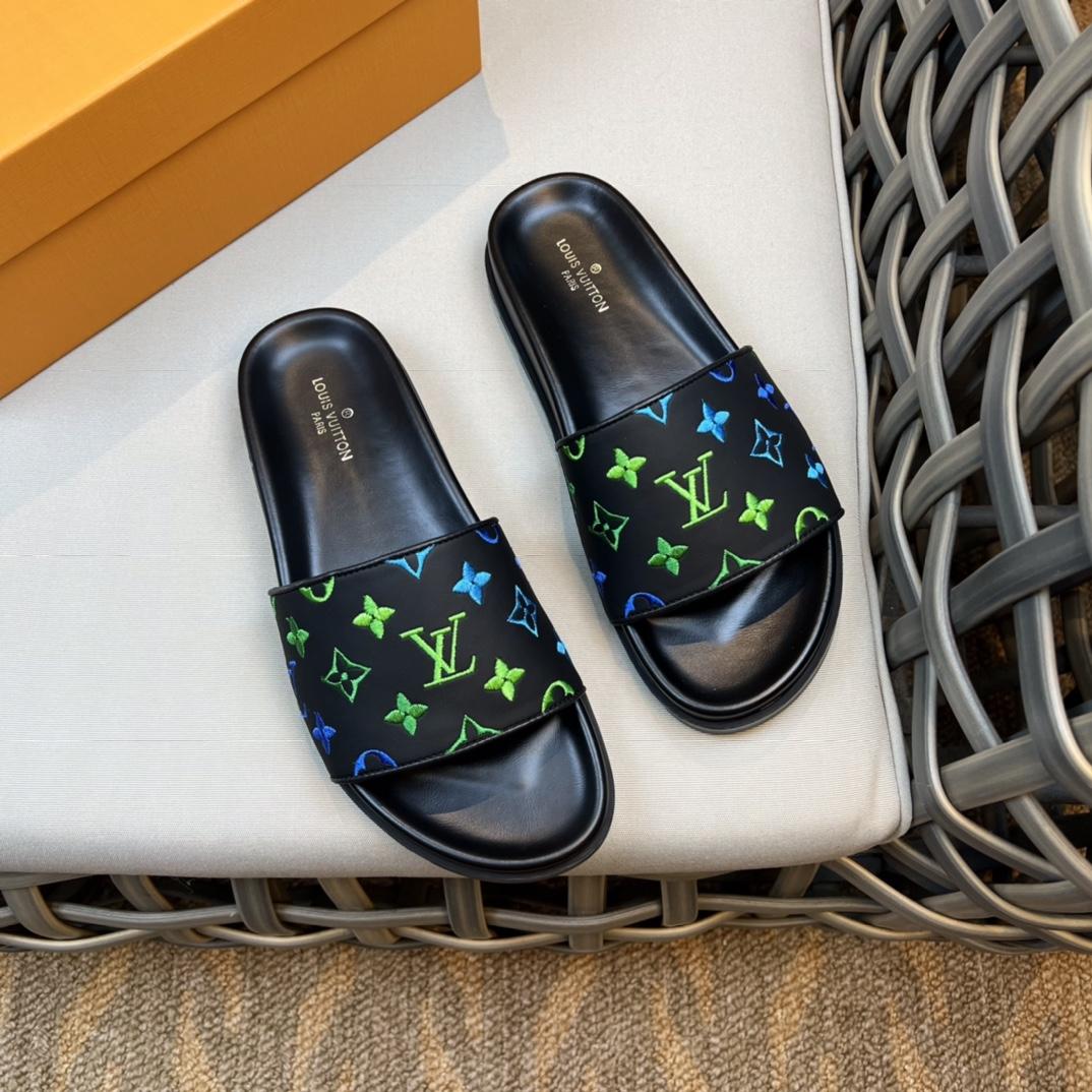 Louis Vuitton Monogram Sandals - DopestKickz