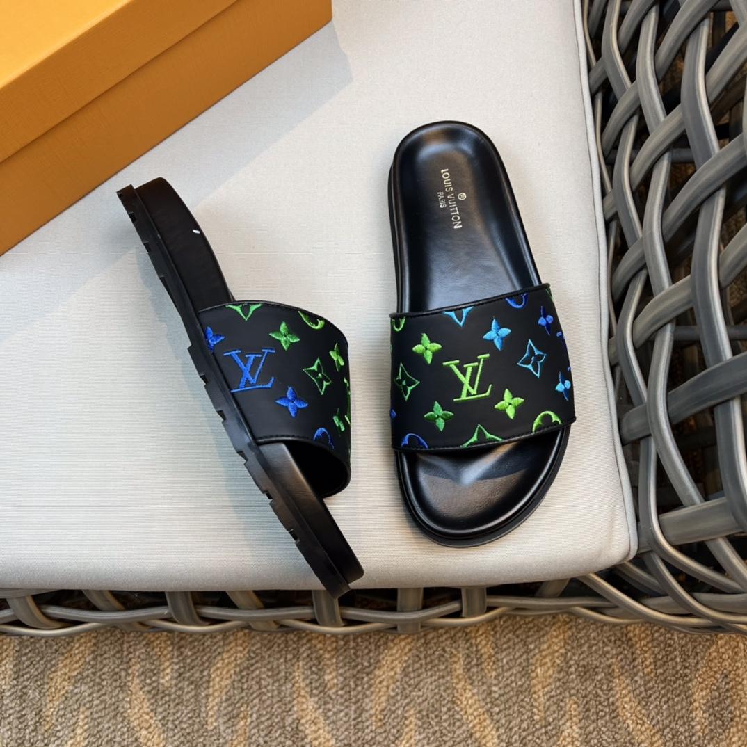 Louis Vuitton Monogram Sandals - DopestKickz