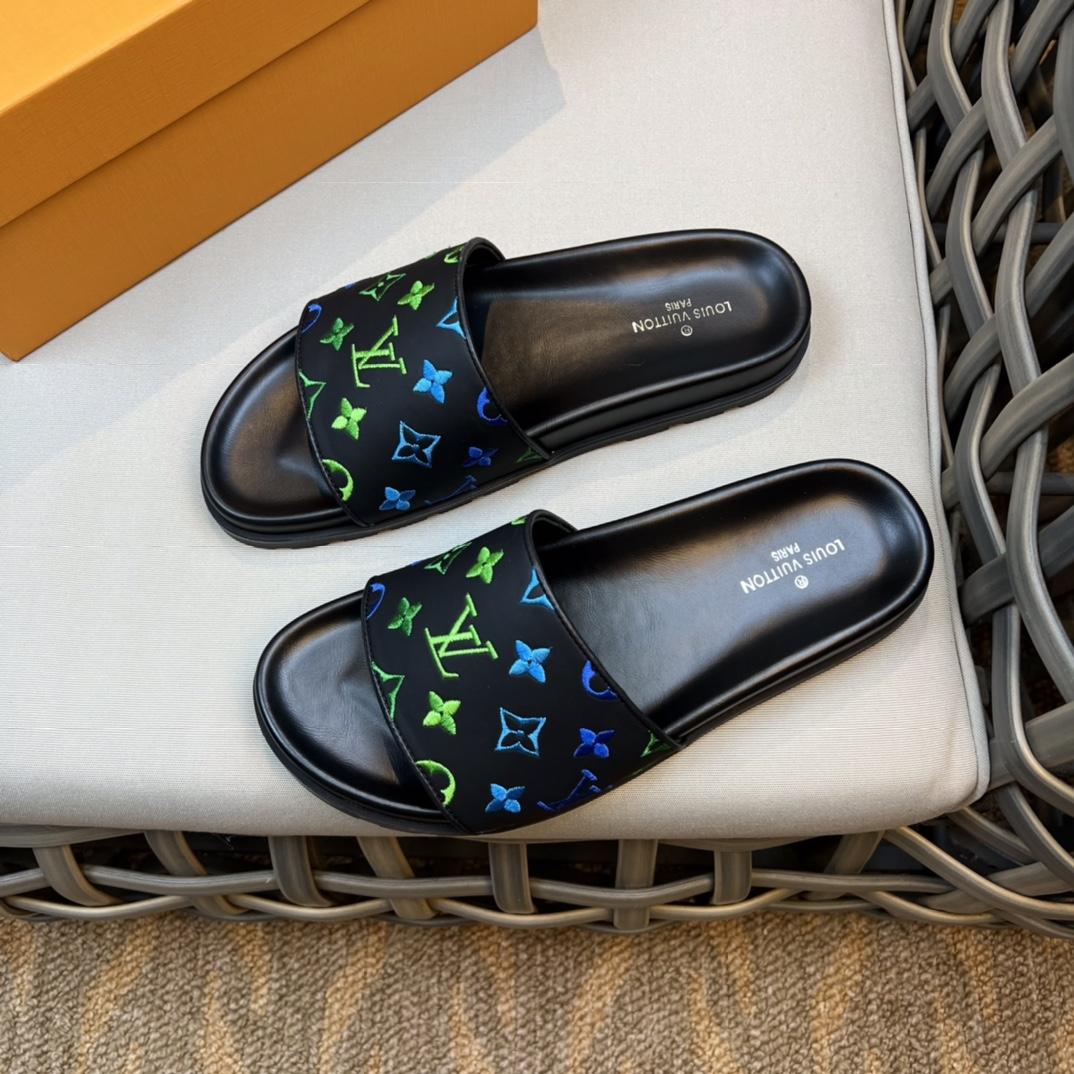 Louis Vuitton Monogram Sandals - DopestKickz