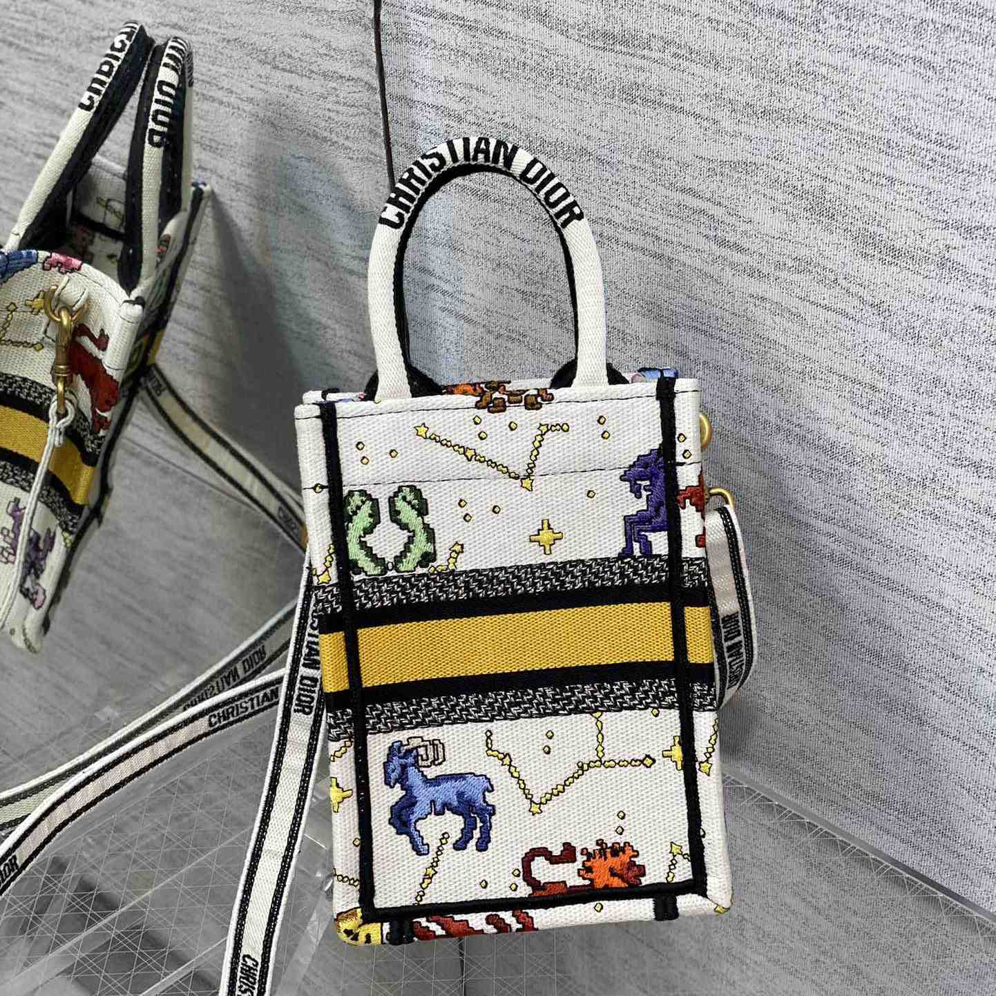 Dior Mini Dior Book Tote Phone Bag - DopestKickz