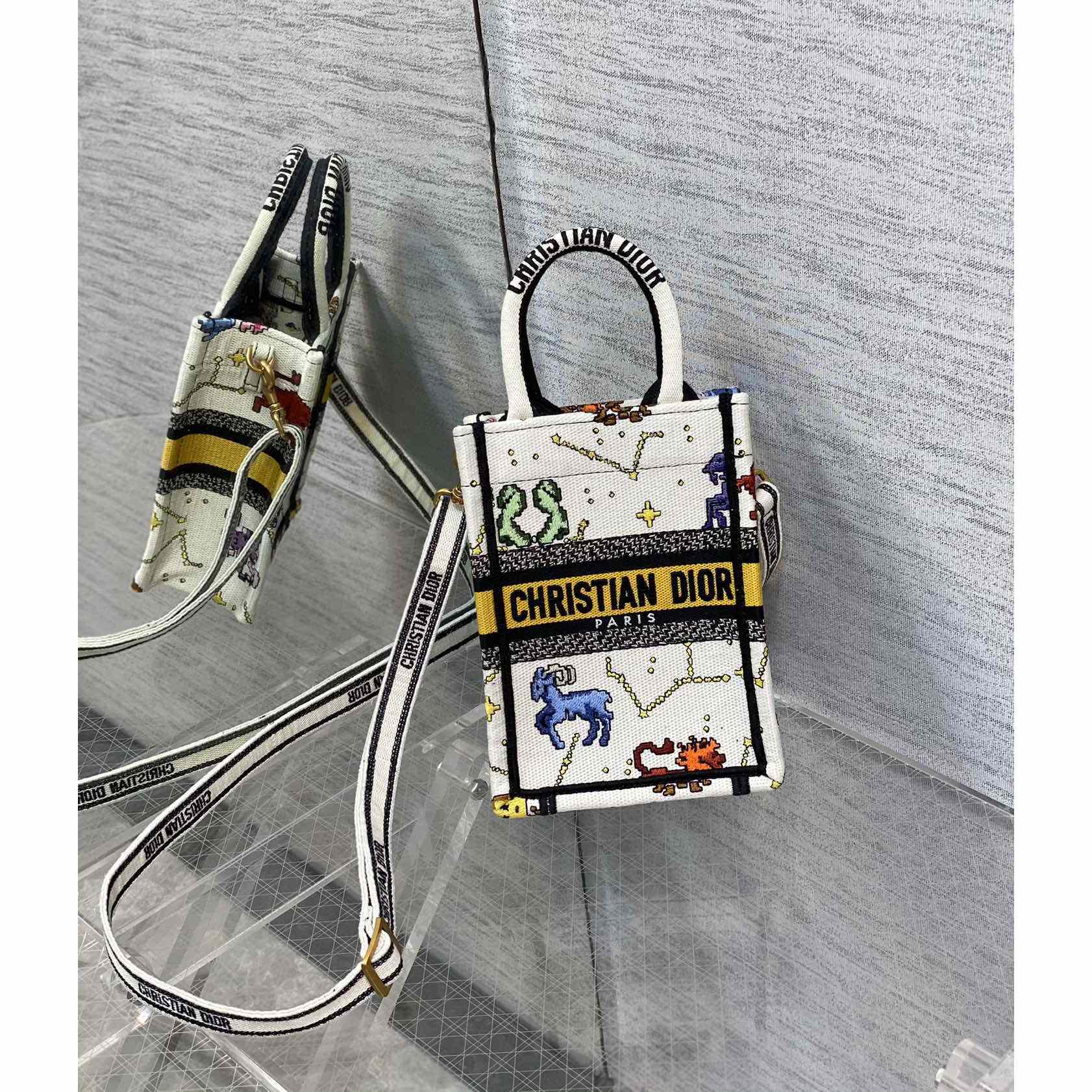 Dior Mini Dior Book Tote Phone Bag - DopestKickz