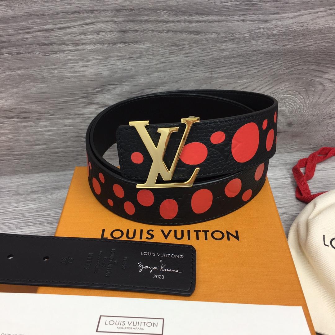 Louis Vuitton LV X YK LV Initiales 40MM Reversible Belt    - DopestKickz