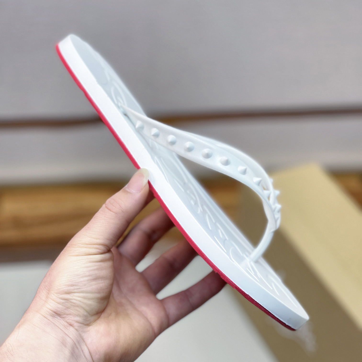 Christian Louboutin Loubi Flip Man Flip-flops - Rubber - DopestKickz