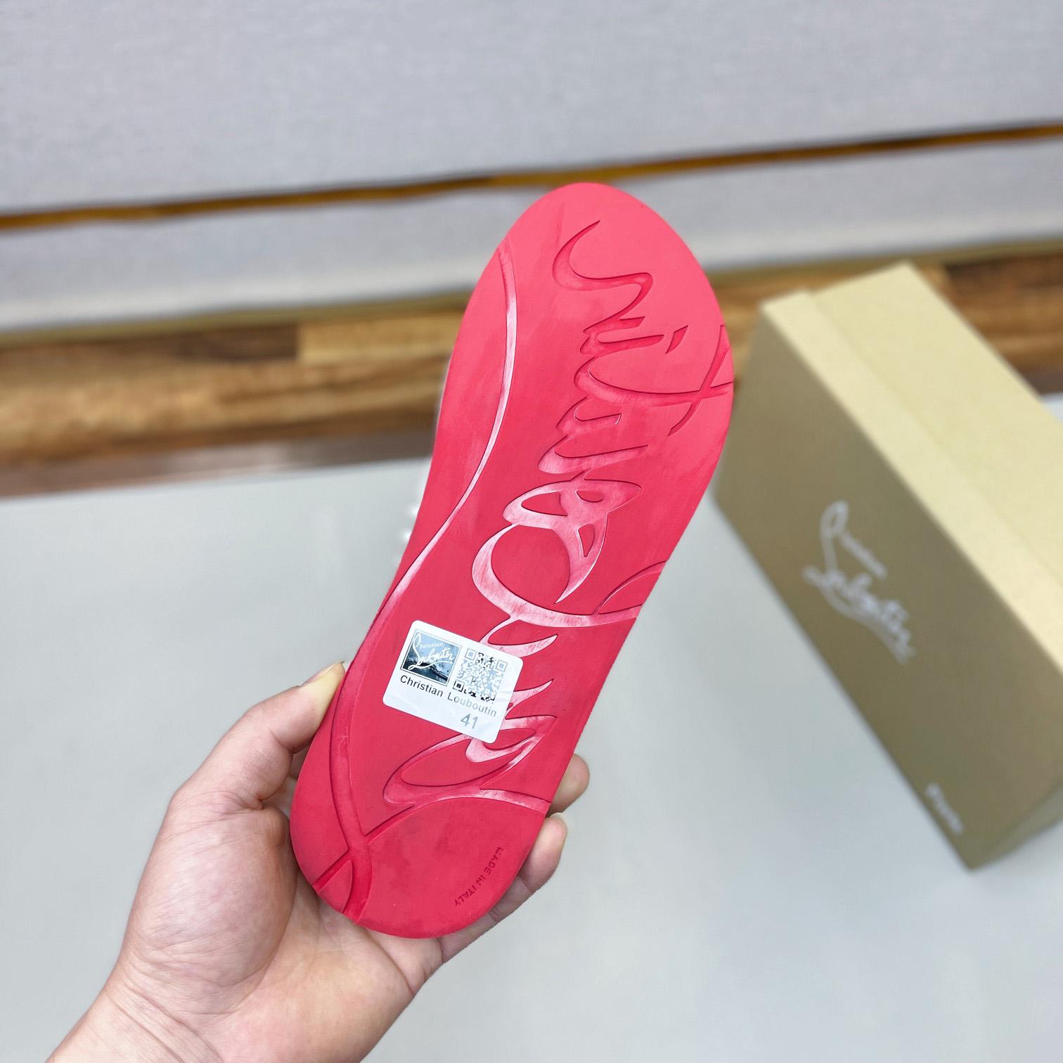 Christian Louboutin Loubi Flip Man Flip-flops - Rubber - DopestKickz