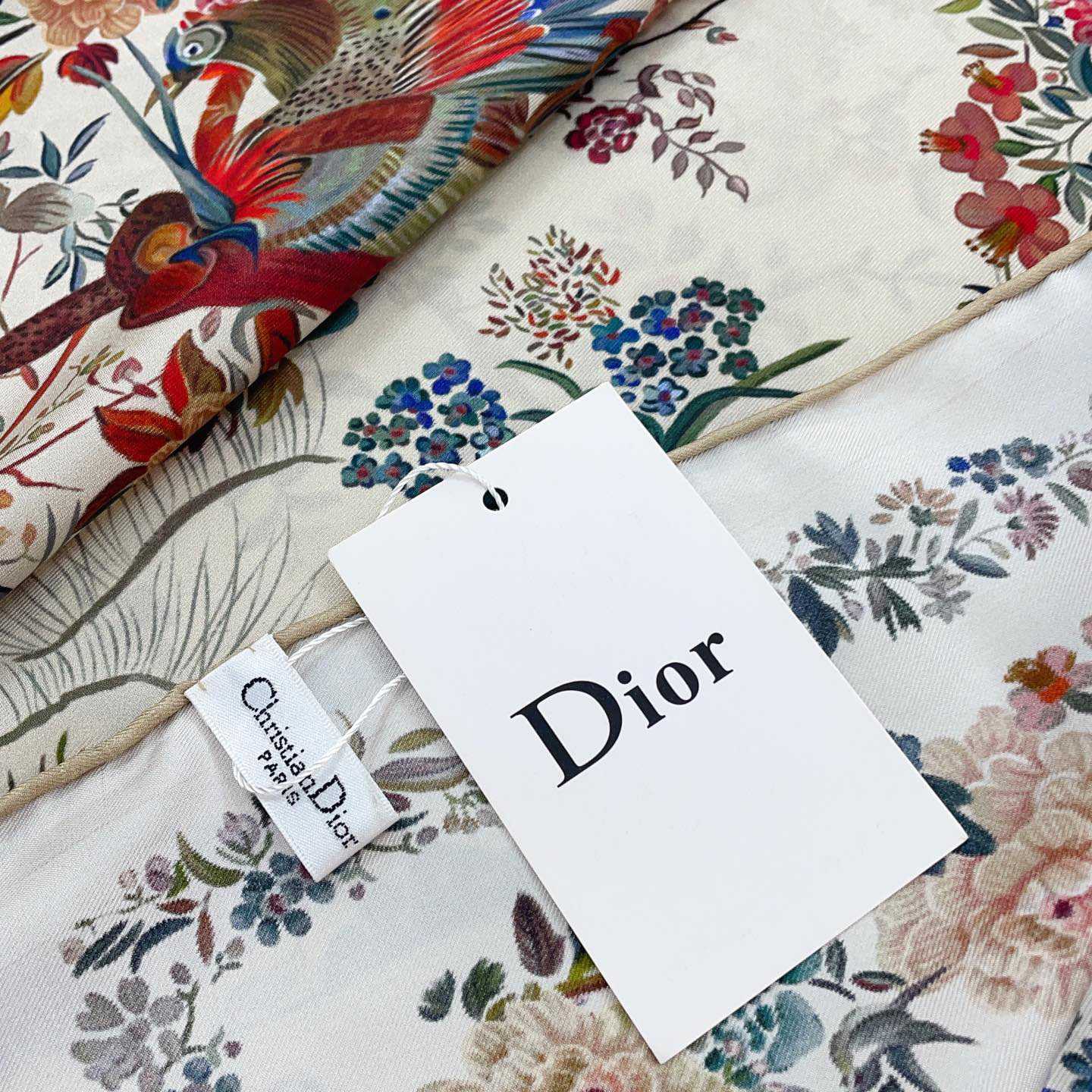 Dior Jardin d'Hiver 90 Square Scarf - DopestKickz