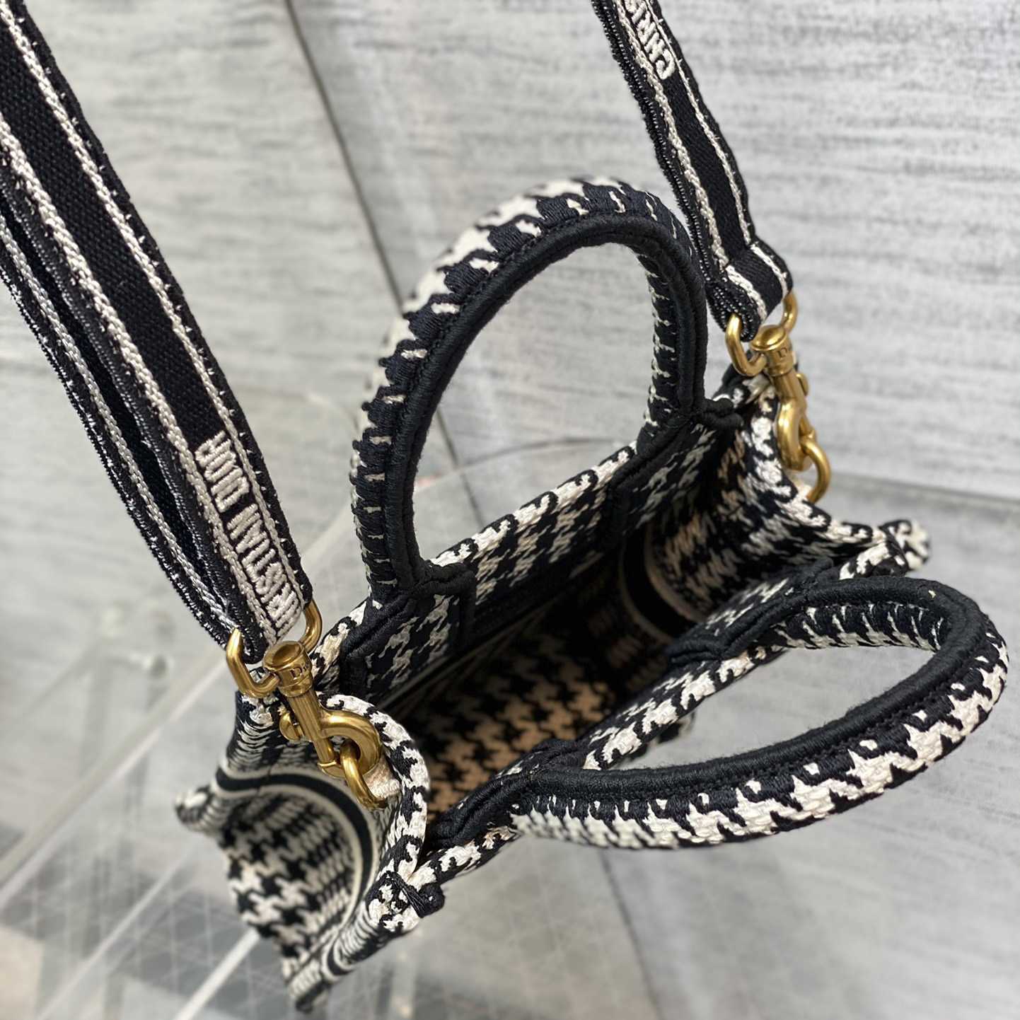 Dior Mini Dior Book Tote Phone Bag - DopestKickz