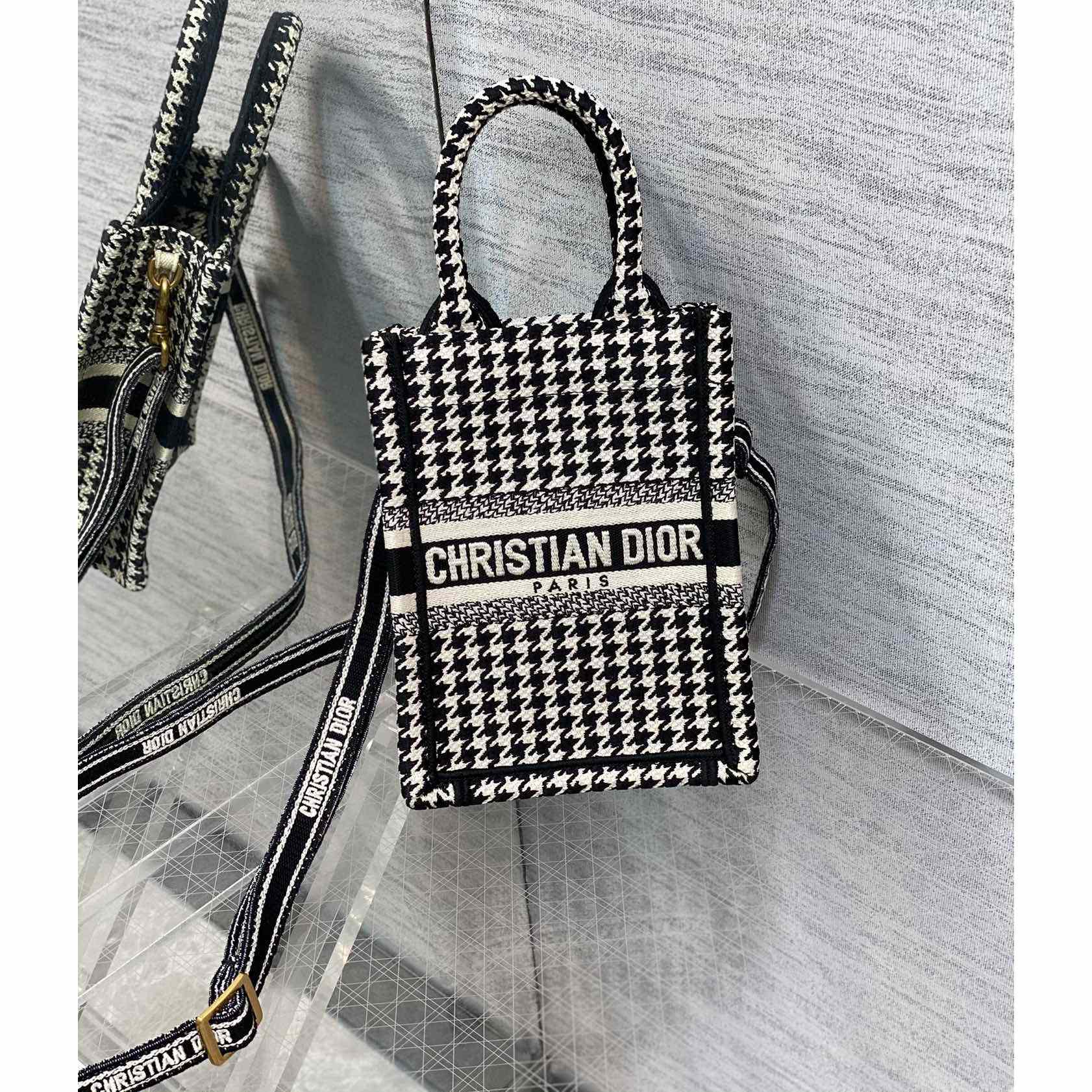 Dior Mini Dior Book Tote Phone Bag - DopestKickz