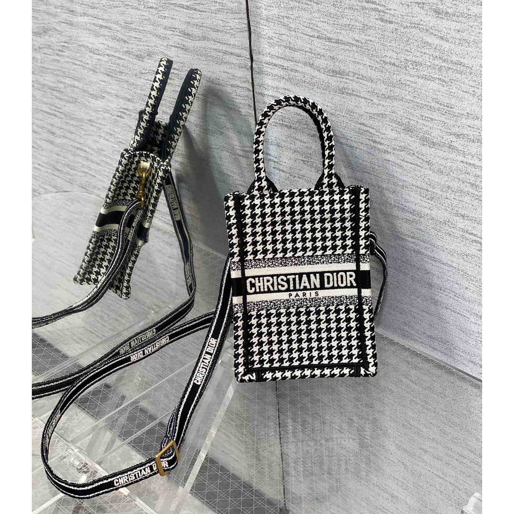 Dior Mini Dior Book Tote Phone Bag - DopestKickz