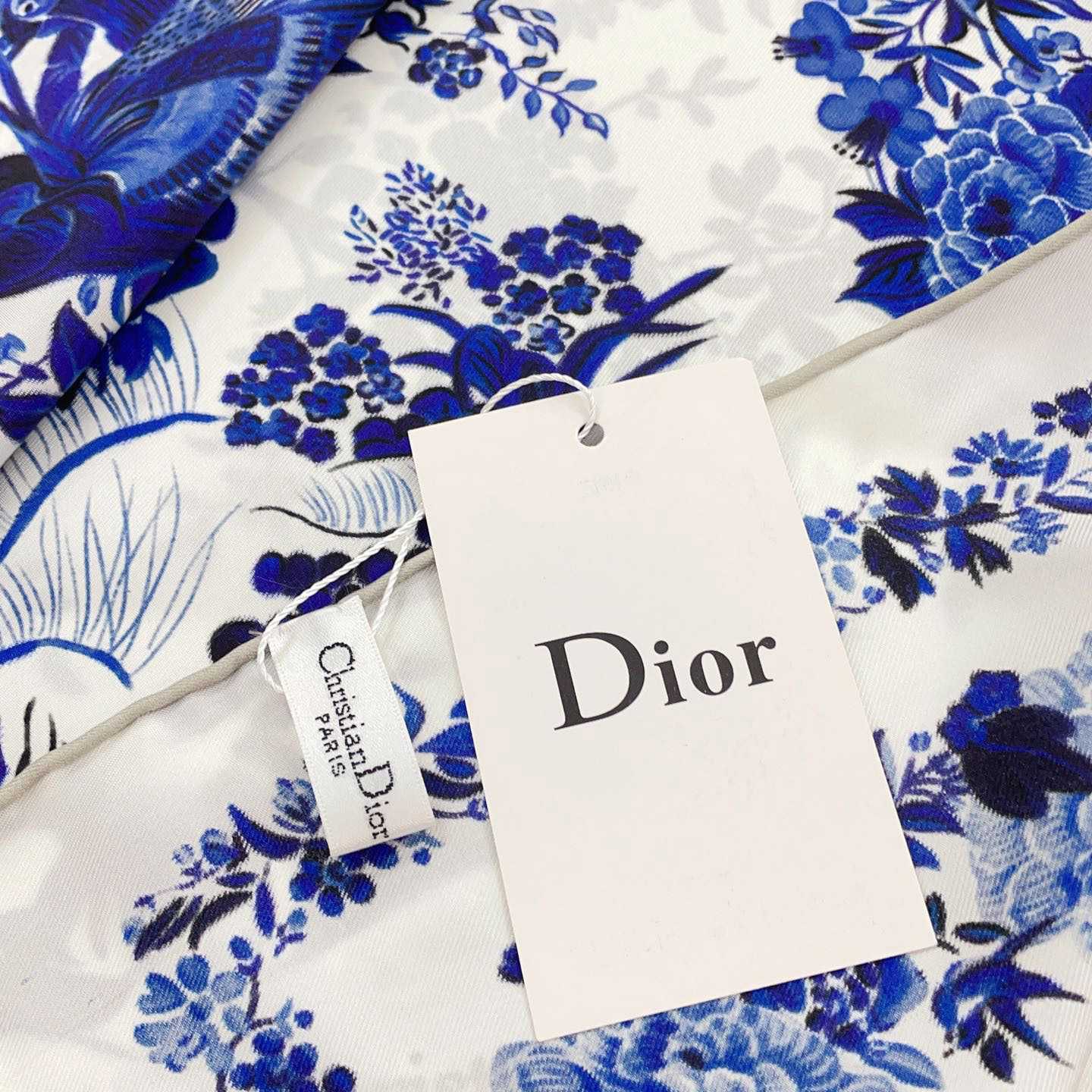 Dior Jardin d'Hiver 90 Square Scarf - DopestKickz