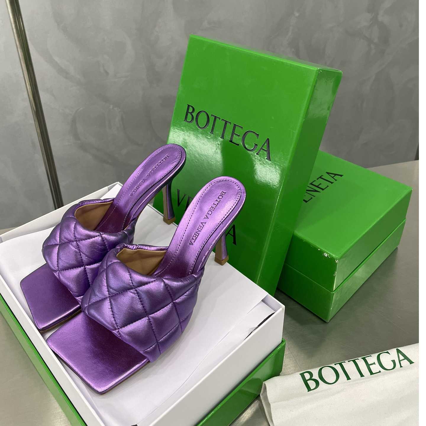 Bottega Veneta Padded Mule - DopestKickz