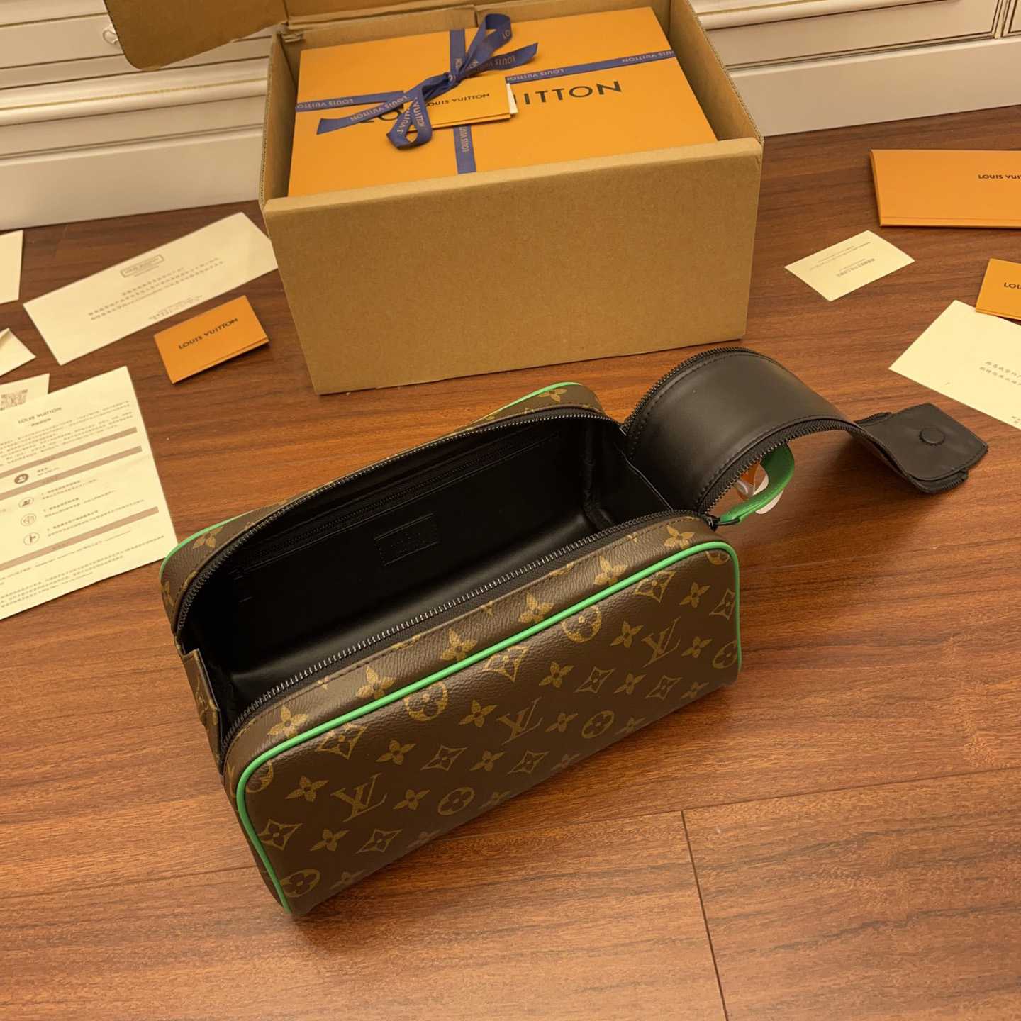 Louis Vuitton Dopp Kit Toilet Pouch   M46253 - DopestKickz