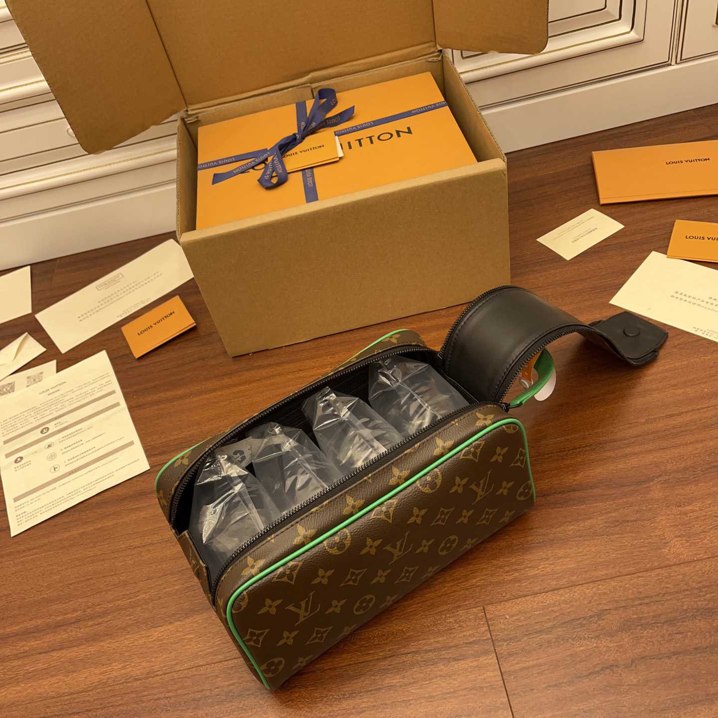 Louis Vuitton Dopp Kit Toilet Pouch   M46253 - DopestKickz