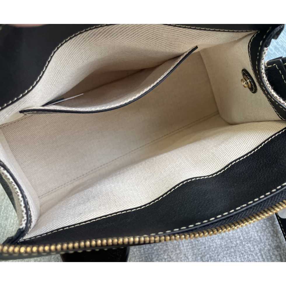 Chloe Edith Beige Black Mini In Shoulder Bags(26.5-16-11cm) - DopestKickz