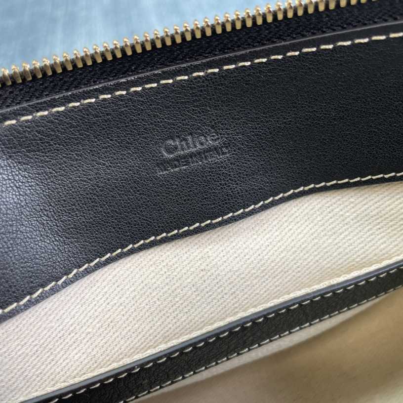 Chloe Edith Beige Black Mini In Shoulder Bags(26.5-16-11cm) - DopestKickz