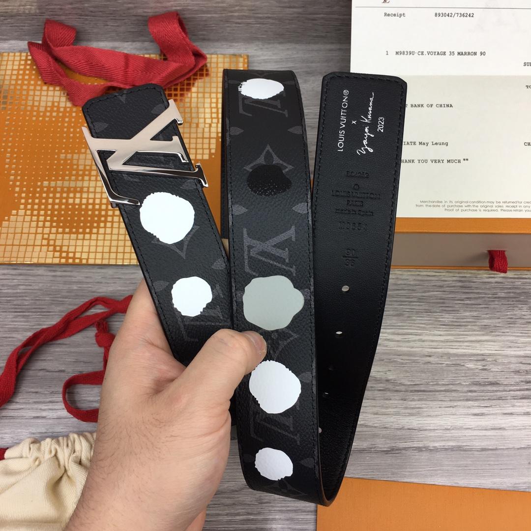 Louis Vuitton LV X YK LV Initiales 40MM Reversible Belt - DopestKickz