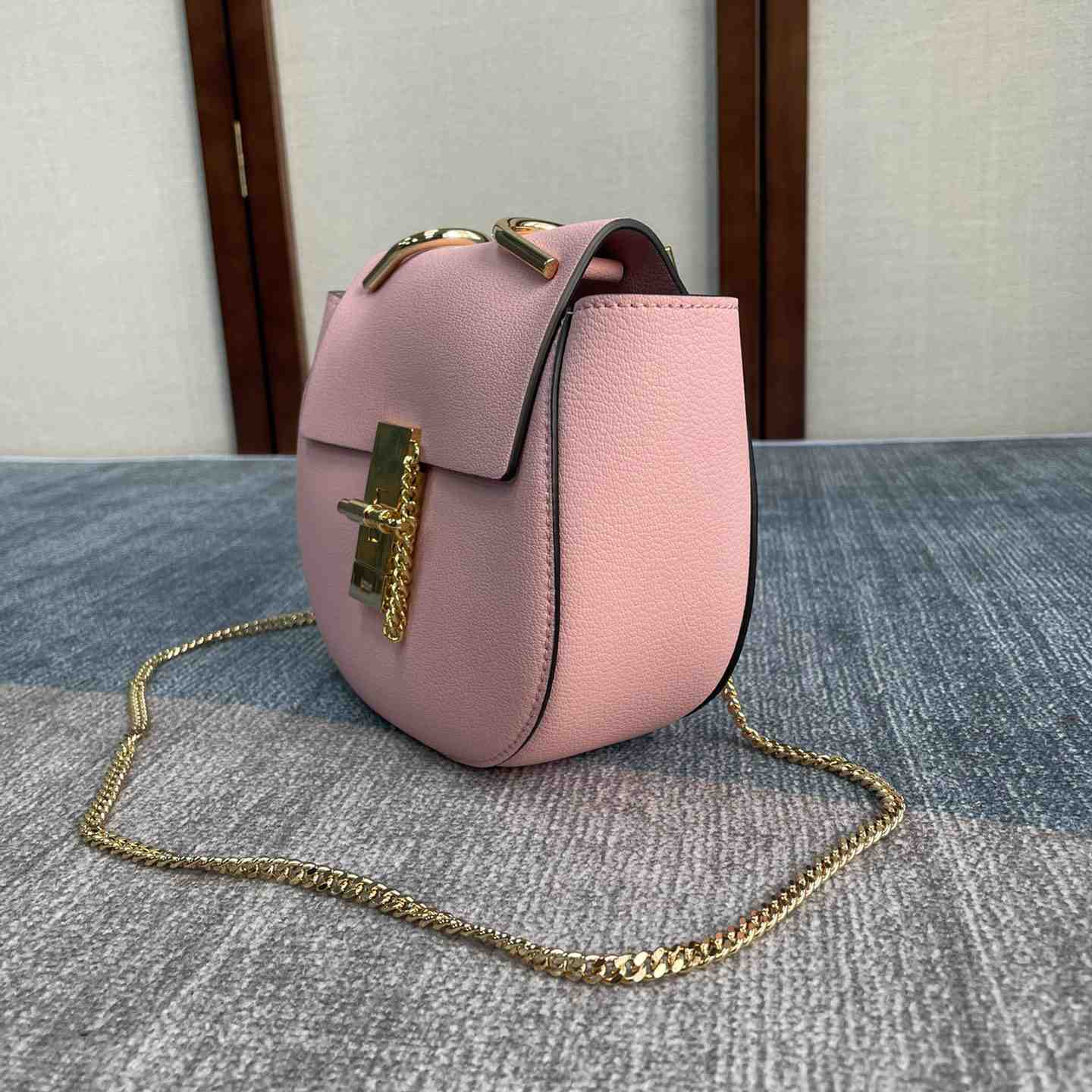 Chloe Drew Shoulder Bag In Small Grain Lambskin(19-7-16cm) - DopestKickz