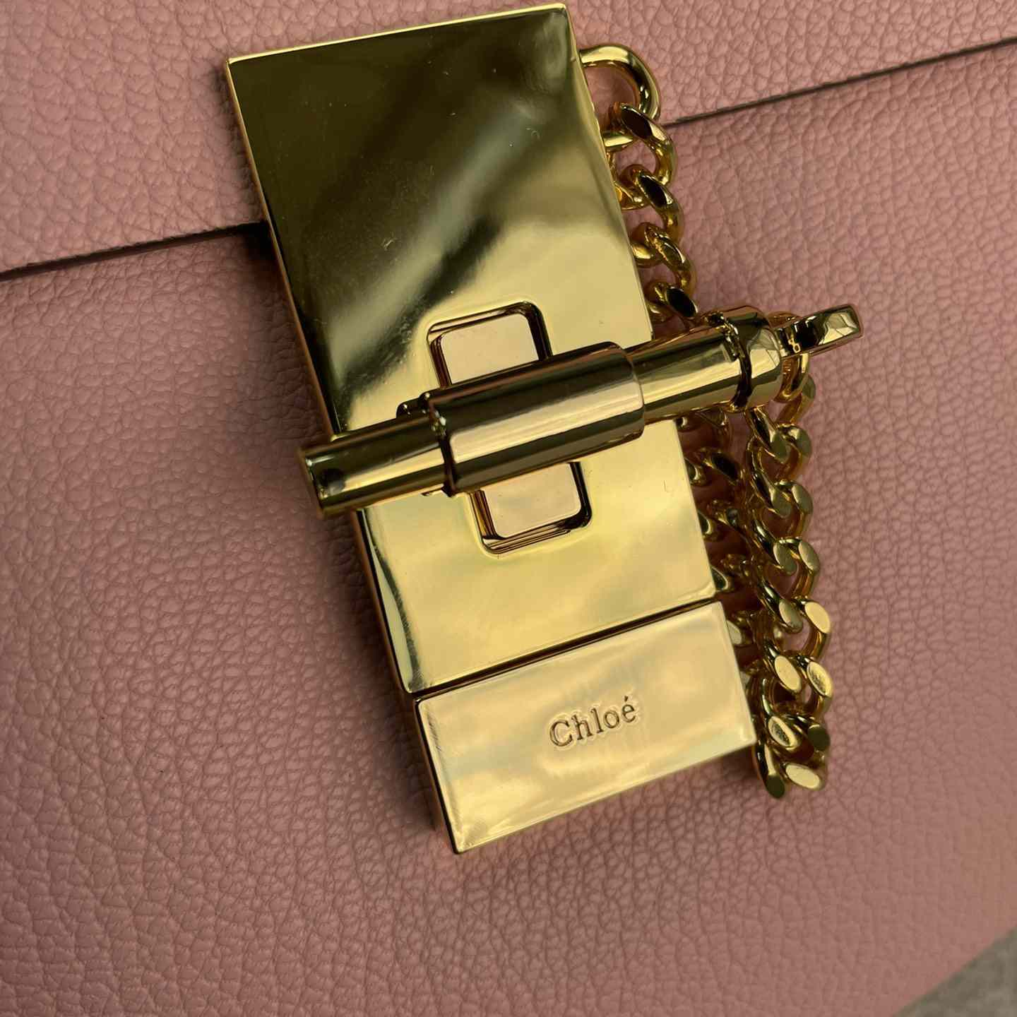 Chloe Drew Shoulder Bag In Small Grain Lambskin(19-7-16cm) - DopestKickz