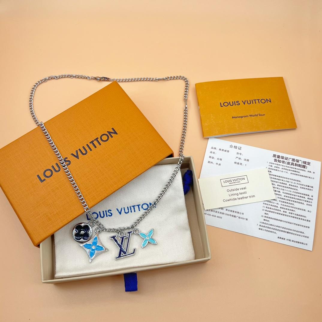 Louis Vuitton LV Instinct Enamelled Necklace    M00917 - DopestKickz