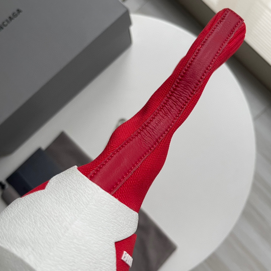 Balenciaga Speed Sneaker In Red - DopestKickz
