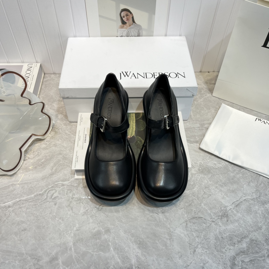 Jw Anderson Bumper-Tube Leather Maryjane Heels - DopestKickz