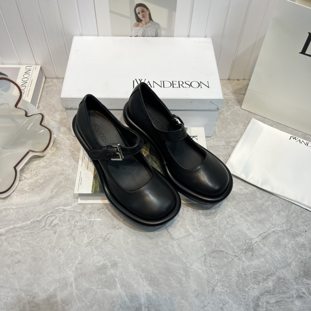 Jw Anderson Bumper-Tube Leather Maryjane Heels - DopestKickz