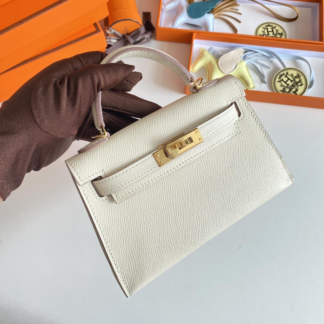 Hermes Kelly Mini Women Handbag(19-13-6cm ) - DopestKickz