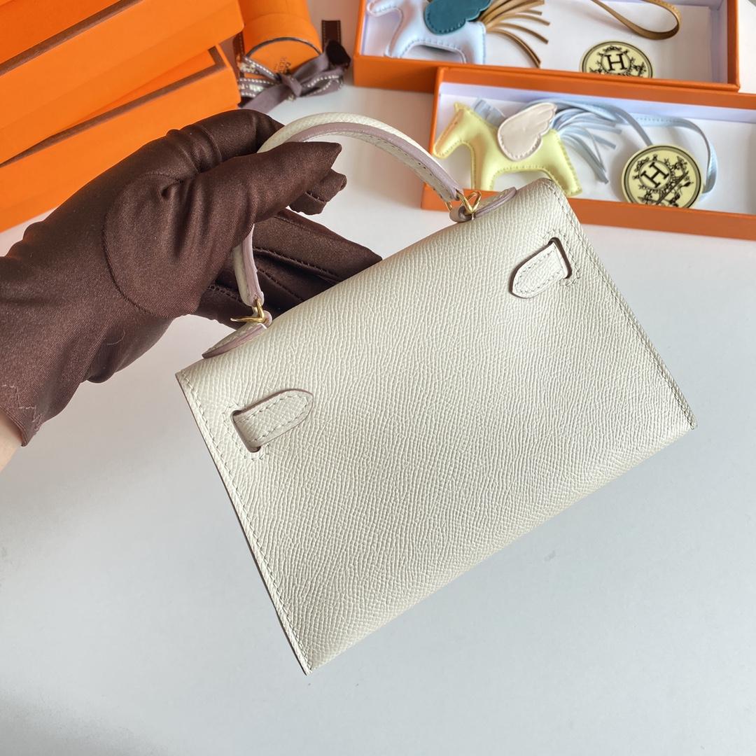 Hermes Kelly Mini Women Handbag(19-13-6cm ) - DopestKickz