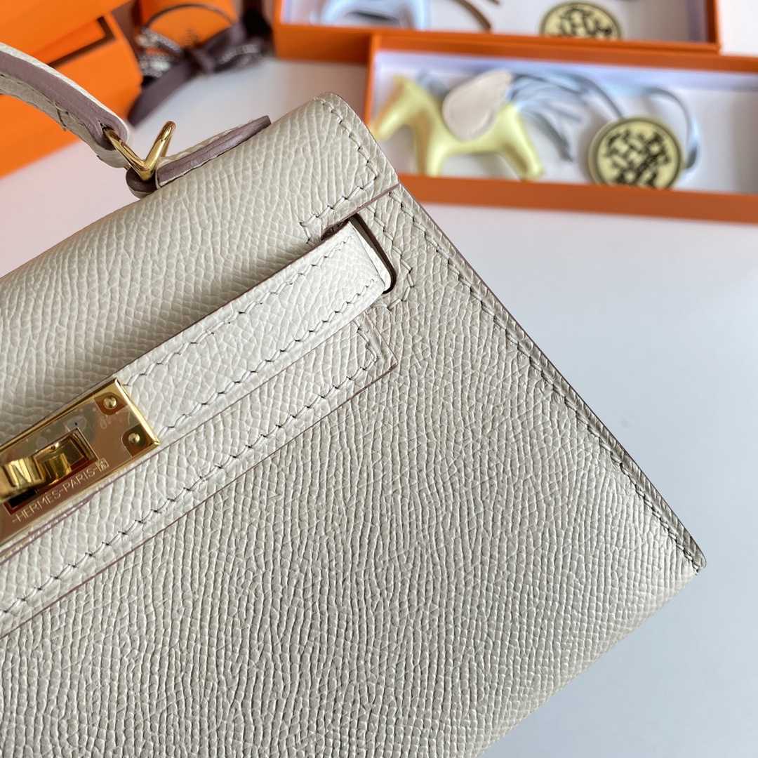 Hermes Kelly Mini Women Handbag(19-13-6cm ) - DopestKickz